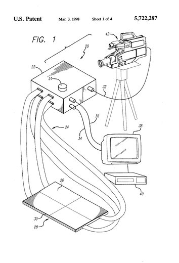 Representative drawing from US 5,722,287